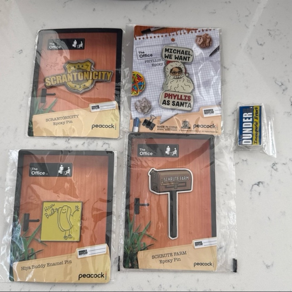 The Office Collectable Pins